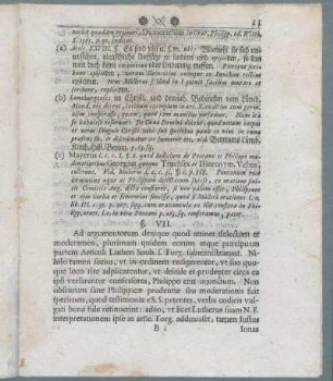 §. VII. [Moderamen argumentorum e vulg. Cod. allatorum.]