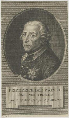 Bildnis des Friederich der Zweyte