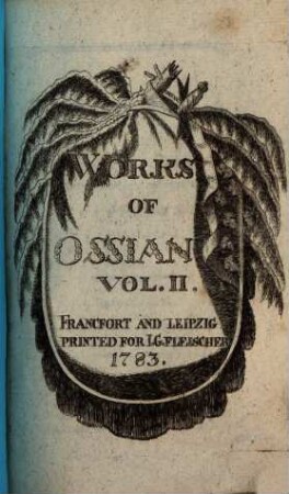 Works of Ossian. Vol. II