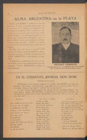 En el Convento, ¡Boron, bon, bon! : Shimmy humorístico