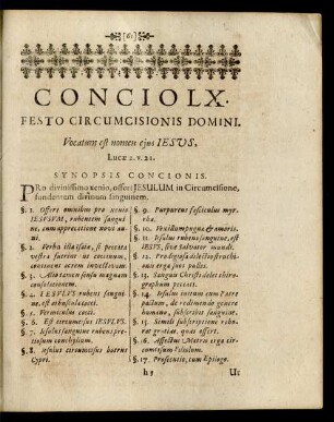 Concio LX. Festo Circumcisionis Domini.