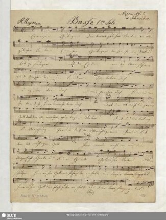 Basso 1.mo Solo