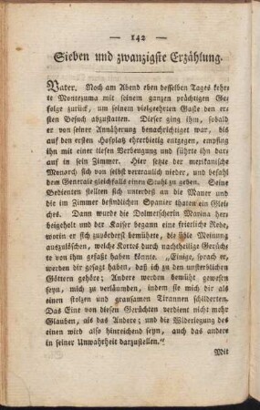 Sieben und zwanzigste Erzählung