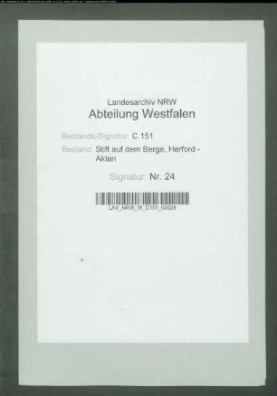 Bestätigung der Ritterbürtigkeit der Geschlechter von Haselhorst und von Hamsdorff