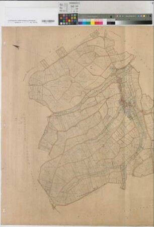 Husten (Drolshagen), Teilung von Husten, Übersichtskarte