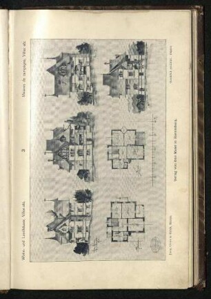 Tafel 3: Villa Seldwyl in Zürich (Dolder)