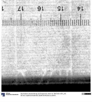 Buchstaben (zweikonturig): [?] (Fragment)