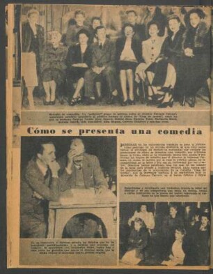 Cómo se presenta una comedia