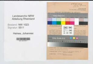 Entnazifizierung Johannes Heines , geb. 26.12.1906 (Kaufmann)