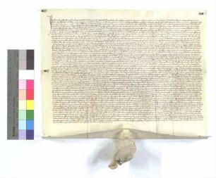 Lehensrevers Hans Harschubers von Knittlingen gegen eine jährliche Abgabe von 4 Malter Roggen, und Dinkel und Hafer (Haber) je 5 Malter.