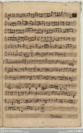 Fasch, J.F., Suiten, FWV K:a3 / Ausw.