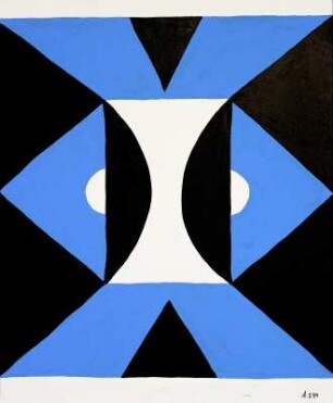 Blaue Figur