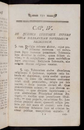 131-142, Caput IV