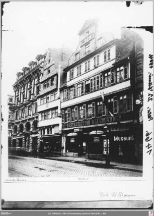 Schillerplatz 2-6 (heute An der Hauptwache 10-12) nach Westen