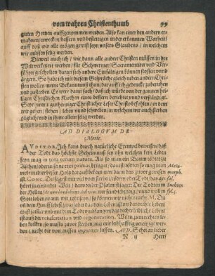 Ad Dialogum De Morte.