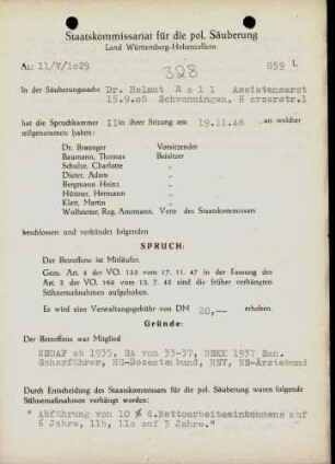 Rall, Helmut, Dr.