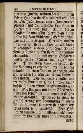 Umgang mit den Türcken. - Müntze.