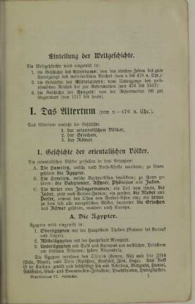 1. Geschichte der orientalischen Völker