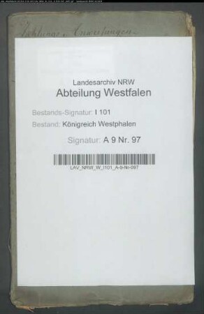 Zahlungsanweisungen auf die Administrationskasse des aufgehobenen Busdorfstifts, Paderborn