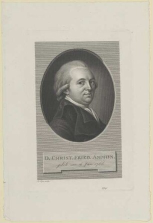 Bildnis des Christ. Fried. Ammon
