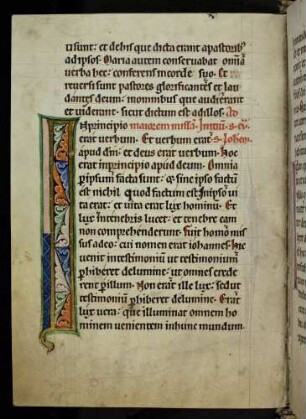 Zierinitiale: I(n principio erat verbum)