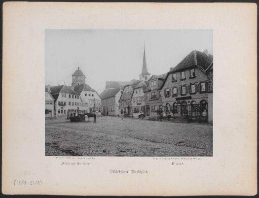 Bischofsheim: Marktplatz.