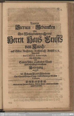 Traurige Sternen-Gedancken