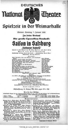 Saison in Salzburg