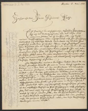 Brief an Adolf Schöll : 02.05.1868