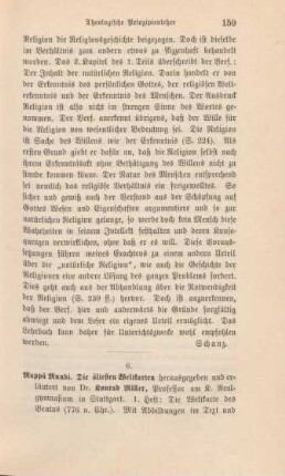 159-163 [Rezension] Mappae mundi; 1. und 2. Heft