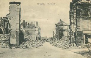 Erster Weltkrieg - Postkarten "Aus großer Zeit 1914/15". "Longwy - Oberstadt"