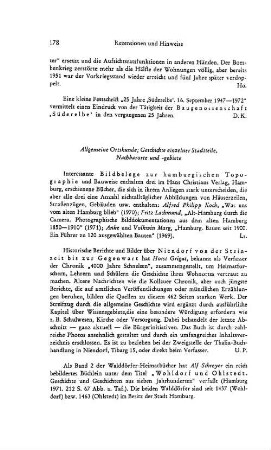 Koch, Alfred Philipp :: Was uns vom alten Hamburg blieb : Hamburg, Christians, 1970