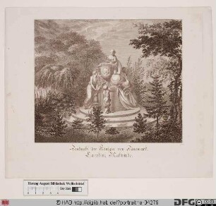 Bildnis Caroline Mathilde, Königin von Dänemark, geb. Prinzessin von Großbritannien