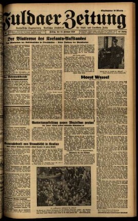 Ausgabe vom Freitag, den 23. Februar 1940.
