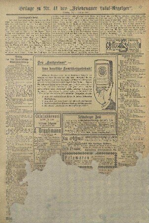 Beilage zu Nr. 41
