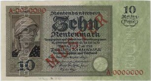 10 Rentenmark - Muster