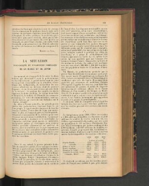 La Situationde la Russie et du Japon.