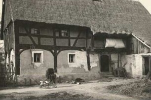 Wurschen-Nechern : Bauernhaus, Hofseite