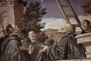 Vision des heiligen Benedikt von seiner Aufnahme in den Himmel