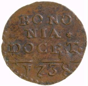 Münze, Quattrino, 1738