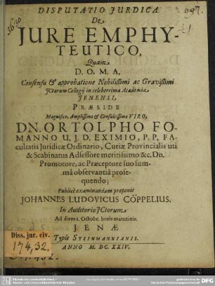 De jure emphyteutico