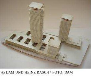 Rathaus Essen, Variante A - Modell des Gesamtgebäudes