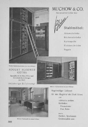 Muchow & Co. Generalvertreter der Stahlmöbel