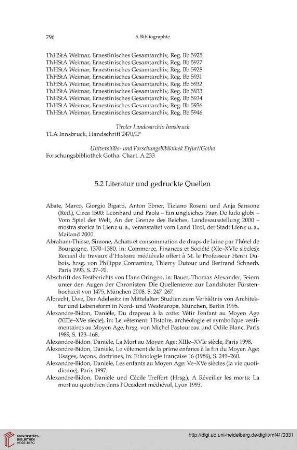 5.2 Literatur und gedruckte Quellen