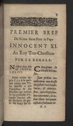 Premier bref