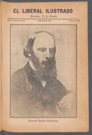 [Retrato de] General Santos Gutiérrez