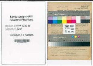 Entnazifizierung Friedrich Bussmann , geb. 03.09.1907 (Kaufmann)