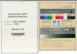 Entnazifizierung Kurt Marnitz , geb. 17.08.1896 (Prokurist)