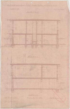 Grund, Peter; Langen (Hessen); Haus Fickert - Schnitt