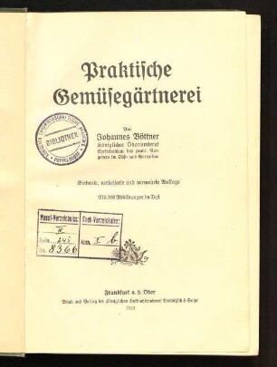 Praktische Gemüsegärtnerei